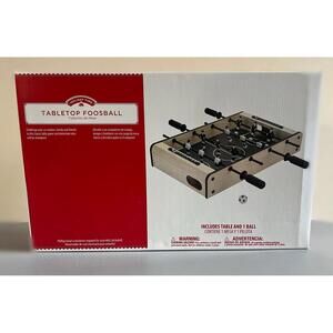 Holiday Time Tabletop Foosball Game Mini Soccer Table Set New in Box